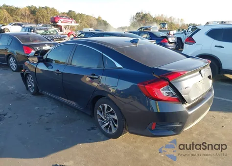 2018 Honda Civic Ex from USA, damaged, VIN 2HGFC2F75JH603686